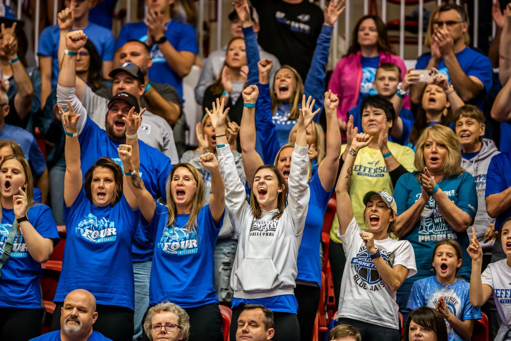 Jefferson vs. East Buchanan girls volleyball